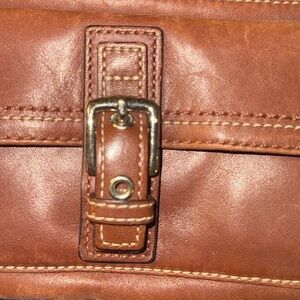Coach wristlet leather